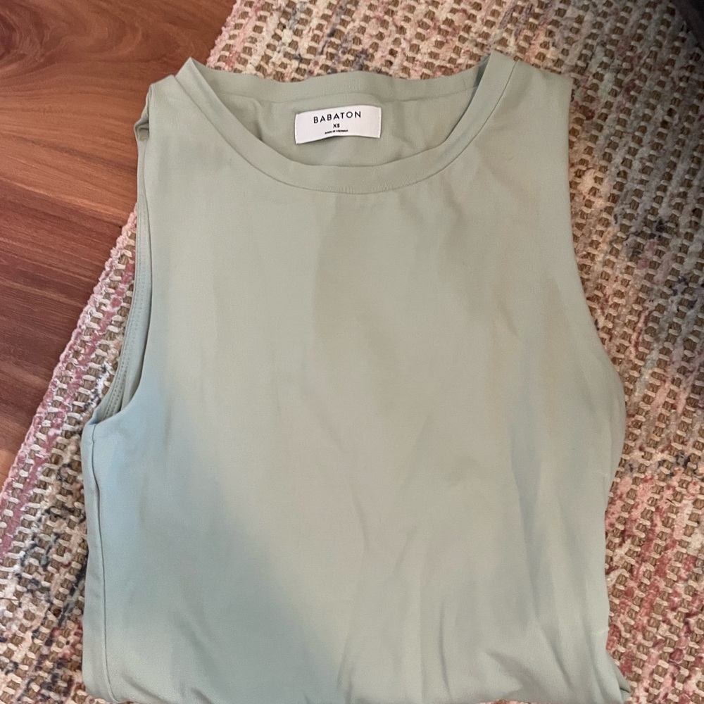 Babaton green contour bodysuit